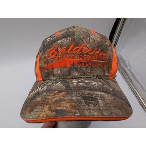 Baldwin Automotive Group Realtree Camo Orange Embroidered Hat Baseball Cap OSFM